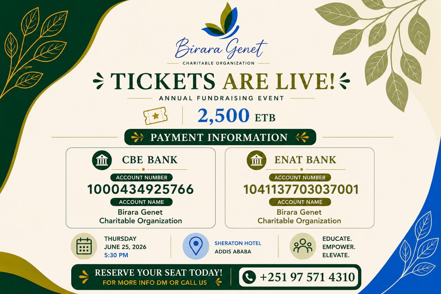 Ticket Information